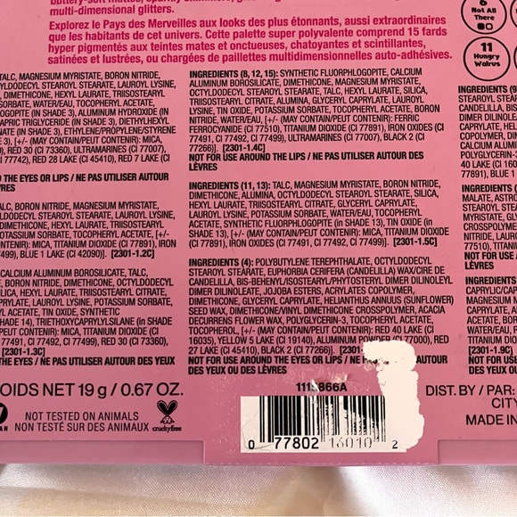 Wet N Wild Alice in Wonderland Limited Edition Eyeshadow & Face Palette, New! - Picture 6 of 8